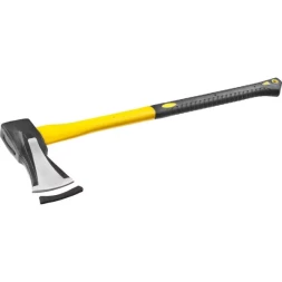 Топор-колун STAYER "PROFESSIONAL" кованый с двухкомпонентной фиберглассовой рукояткой, "ушастый", 2кг/720мм 20623-20