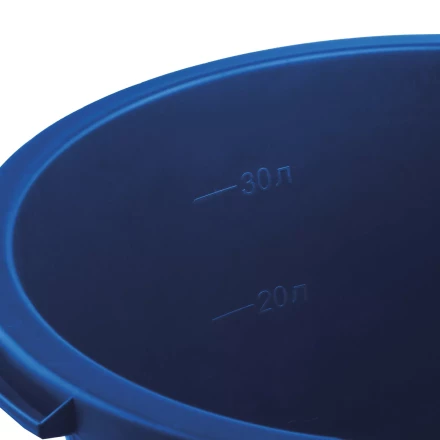 ЗУБР 40 л, первичный высокопрочный пластик, усиленный круглый строительный таз (06094-45) купить в Ханты-Мансийске