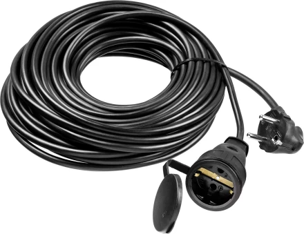 ЗУБР КГ-325-Ш, КГ, 3 х 2.5 мм2, 20 м, IP44, 4000 Вт, силовой удлинитель-шнур, Профессионал (55017-20) купить в Ханты-Мансийске