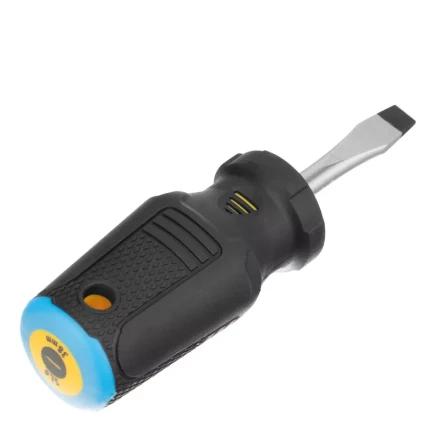 Отвертка SL6x38 мм, CrV, трехкомпонентная рукоятка Denzel 12201 купить в Ханты-Мансийске