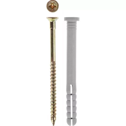 Дюбель-гвоздь ЗУБР полипропиленовый, цилиндрический бортик, 8 x 80 мм, 50 шт 4-301365-08-080 купить в Ханты-Мансийске