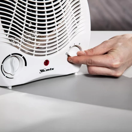 Тепловентилятор электрический, спиральный MTX FHS-2000, 3 режима, вентилятор, нагрев 1000/2000 Вт, 96413 купить в Ханты-Мансийске