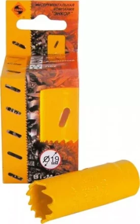 Коронка Bi-Metal Ф19 мм М42 Энкор 24319 купить в Ханты-Мансийске