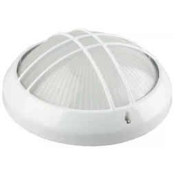 Светильник уличный СВЕТОЗАР "ОРБИТА" влагозащищенный, цвет белый, 100Вт SV-57313-W