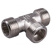 Тройник GENERAL FITTINGS никелированная латунь, ш/ш/ш, 3/4" 51051-3/4