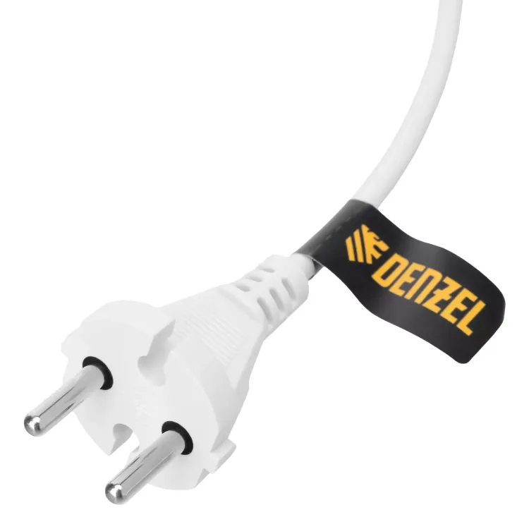 Шнур сетевой Denzel Energy Series, ПВС, 1,5 м, 2 x 1 мм, с неразборной вилкой, белый, 3 м, 37660 купить в Ханты-Мансийске