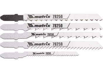 Набор полотен для электролобзика по дереву 5шт MATRIX Professional 78250 купить в Ханты-Мансийске