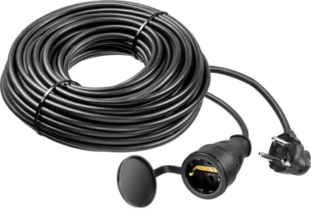 ЗУБР КГ-325-Ш, КГ, 3 х 2.5 мм2, 30 м, IP44, 4000 Вт, силовой удлинитель-шнур, Профессионал (55017-30) купить в Ханты-Мансийске