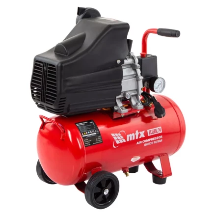Компрессор воздушный MTX 58003, DC1500L/24, 1,5 кВт, 24 л, 210 л/мин купить в Ханты-Мансийске