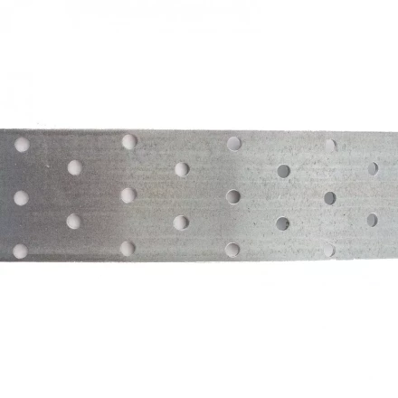 Лента перфорированная монтажная 2 мм LM 5см х10м отверстие 4,5–5мм цинк Россия Сибртех 46583 купить в Ханты-Мансийске