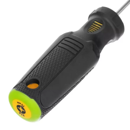 Отвертка PZ0x75 мм, CrV, трехкомпонентная рукоятка Denzel 12203 купить в Ханты-Мансийске