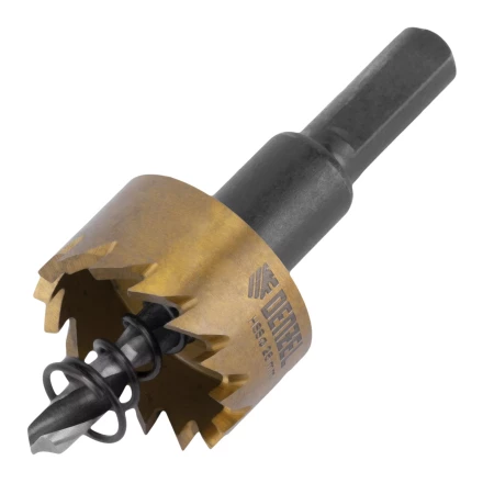 Коронка по металлу HSS, 26 мм, нитридтитановое покрытие Denzel 724105 купить в Ханты-Мансийске