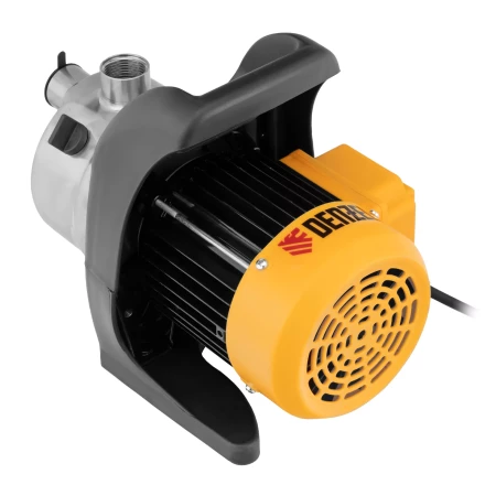 Садовый поверхностный насос Denzel GPL800Х 97302, 800 Вт, 3200 л/ч, подъем 42 м, нержавейка купить в Ханты-Мансийске