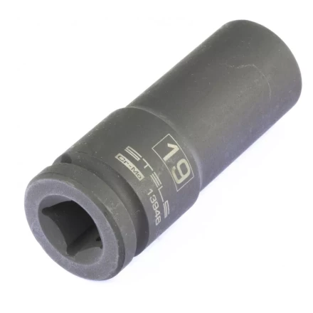 Головка ударная удлиненная шестигранная 19мм 1/2&quot; CrMo  Stels 13946 купить в Ханты-Мансийске