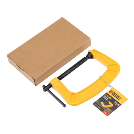 Струбцина G-образная Denzel, усиленная, 125 мм 20644 купить в Ханты-Мансийске