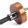 HSS-TiN коронка MESSER 42мм с центр. сверлом и толкающей пружиной для  лист. материала  до 2 мм ц/х купить в Ханты-Мансийске