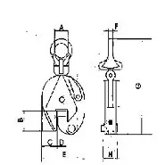 Захват для вертикального подъема листового металла универсальный DSQC-0.75 LB купить в Ханты-Мансийске