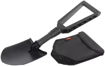 Лопата GRINDA складная, туристическая, в чехле, фиберглассовая рукоятка, 240 / 590 мм 8-421826_z01 купить в Ханты-Мансийске