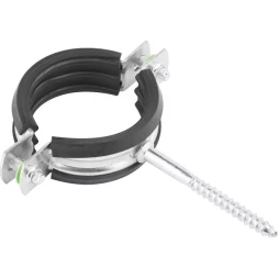 ЗУБР. Хомут трубный оцинкованный, с шурупом, 1 1/2", 1шт 37854-48-53-1