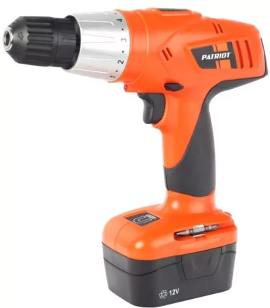Дрель-шуруповерт аккумуляторная PATRIOT BR 125 в кейсе купить в Ханты-Мансийске