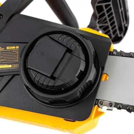 Цепная пила аккумуляторная бесщеточная RCS400-36, Li-ion, 36 В, 4 Ач, шина 400 мм Denzel 58610 купить в Ханты-Мансийске