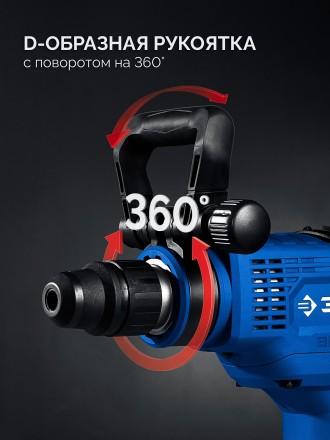 ЗУБР 48 мм, 1400 Вт, АВТ, бесщеточный перфоратор SDS-Max, Профессионал (ЗПМБ-48-1400 ЭВ) купить в Ханты-Мансийске