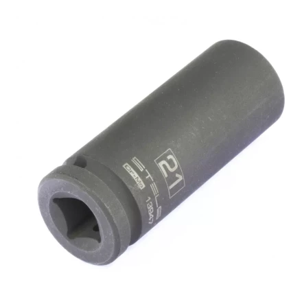 Головка ударная удлиненная шестигранная 21мм 1/2&quot; CrMo Stels 13947 купить в Ханты-Мансийске