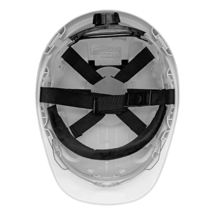 Каска защитная ударопр. Denzel «Форвард» (К-05),ABS/PC,комплект со встроен.очк.ОЧК-05 Форвард,белая 89205 купить в Ханты-Мансийске