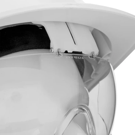 Каска защитная ударопр. Denzel «Форвард» (К-05),ABS/PC,комплект со встроен.очк.ОЧК-05 Форвард,белая 89205 купить в Ханты-Мансийске