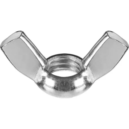 Гайка ЗУБР &quot;МАСТЕР&quot; барашковая, DIN 315, оцинкованная, M6, 5кг 303730-06 купить в Ханты-Мансийске