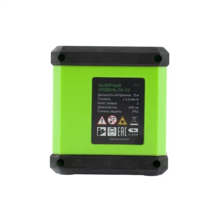 Лазерный уровень ЛН 02, 15 м, 635 нм, резьба 1/4" Сибртех 35024 купить в Ханты-Мансийске