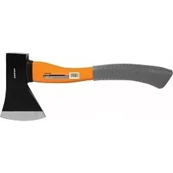 Топор с фибергласовой обрезиненной ручкой 0,8 кг Кратон 2 15 04 003 купить в Ханты-Мансийске