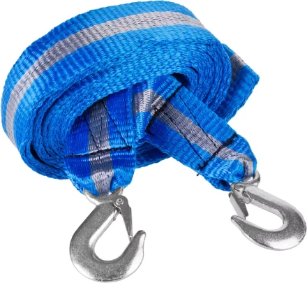 Трос буксировочный ЗУБР &quot;ЭКСПЕРТ&quot;, 2 крюка, сумка, 5м, 3,5т 61215-3.5 купить в Ханты-Мансийске