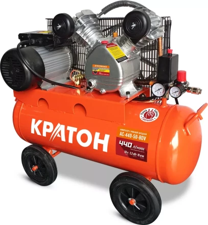 Компрессор масляный поршневой ременной Кратон AC-440-50-BDV 3 01 01 042 купить в Ханты-Мансийске
