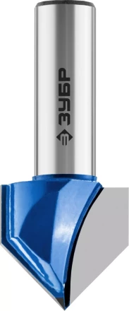 ЗУБР 25.4 x 25 мм, угол 90° мм, фреза пазовая галтельная V-образная, Профессионал (28752-25.4) купить в Ханты-Мансийске