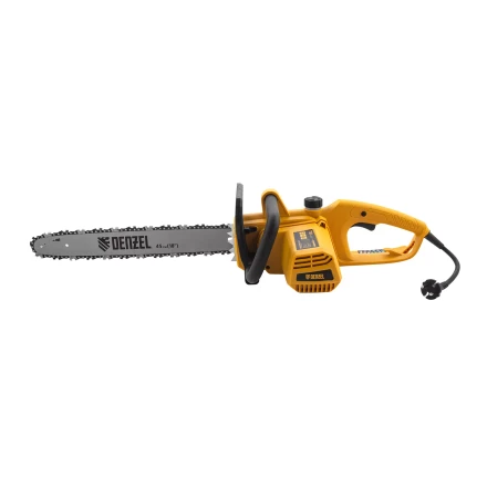 Пила цепная электрическая Denzel EDS-2200P, 2.2 кВт,поперечная, шина 45 см, шаг 3/8, паз 1.3 мм, 63 звена 95617 купить в Ханты-Мансийске