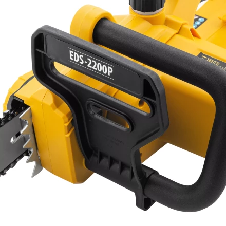 Пила цепная электрическая Denzel EDS-2200P, 2.2 кВт,поперечная, шина 45 см, шаг 3/8, паз 1.3 мм, 63 звена 95617 купить в Ханты-Мансийске