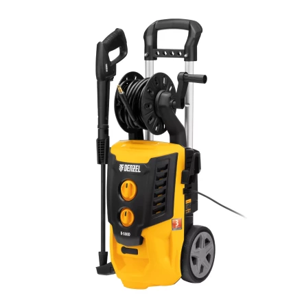 Моечная машина высокого давления Denzel R-180D, 2200 Вт, 180 бар, 380 л/ч, с барабаном купить в Ханты-Мансийске