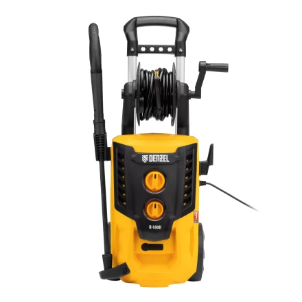 Моечная машина высокого давления Denzel R-180D, 2200 Вт, 180 бар, 380 л/ч, с барабаном купить в Ханты-Мансийске