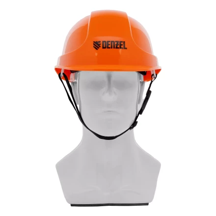 Каска защитная ударопрочная Denzel 89206, ABS/PC, плавная регулировка, модель «Форвард» (К-05),оранж. купить в Ханты-Мансийске