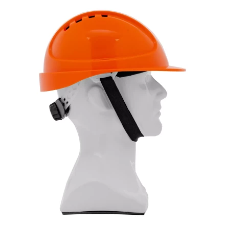 Каска защитная ударопрочная Denzel 89206, ABS/PC, плавная регулировка, модель «Форвард» (К-05),оранж. купить в Ханты-Мансийске