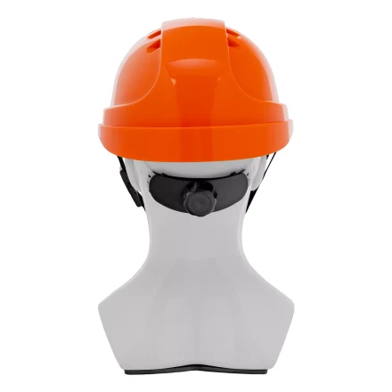 Каска защитная ударопрочная Denzel 89206, ABS/PC, плавная регулировка, модель «Форвард» (К-05),оранж. купить в Ханты-Мансийске