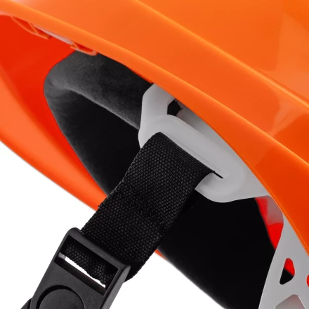 Каска защитная ударопрочная Denzel 89206, ABS/PC, плавная регулировка, модель «Форвард» (К-05),оранж. купить в Ханты-Мансийске