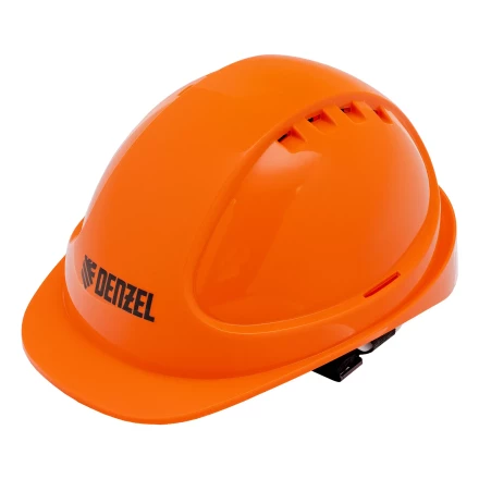 Каска защитная ударопрочная Denzel 89206, ABS/PC, плавная регулировка, модель «Форвард» (К-05),оранж. купить в Ханты-Мансийске