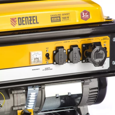 Генератор бензиновый DENZEL GE 8900 94639 купить в Ханты-Мансийске