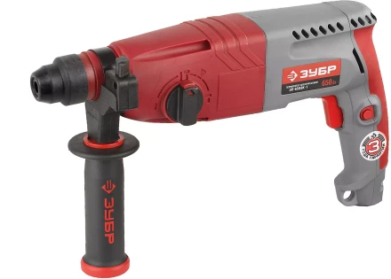 Перфоратор ЗУБР SDS-plus, 2,7 Дж, 0-1000 об/мин, 0-4850 уд/мин, 650Вт, кейс ЗП-650ЭК-1 купить в Ханты-Мансийске