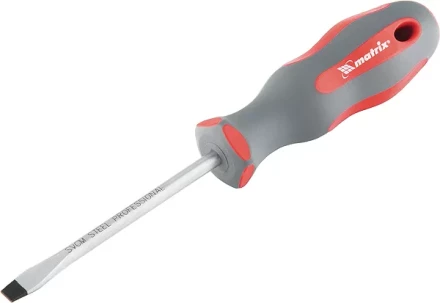 Отвертка Profi SL6,5 х 200 мм SVСM двухкомп. рукоятка MATRIX 11974 купить в Ханты-Мансийске