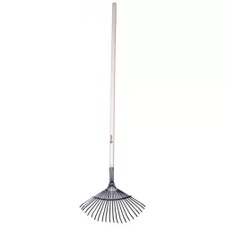 Грабли ЗУБР веерные с черенком, 22 плоских зубца 4-39593
