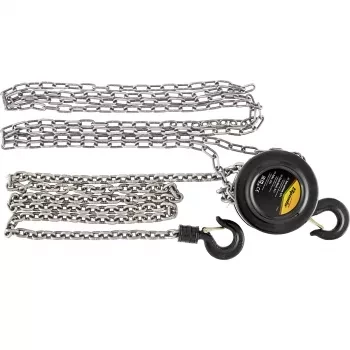 Таль цепная 500 кг h подъема 2,5 м расстояние между крюками 240 мм SPARTA 519105 купить в Ханты-Мансийске