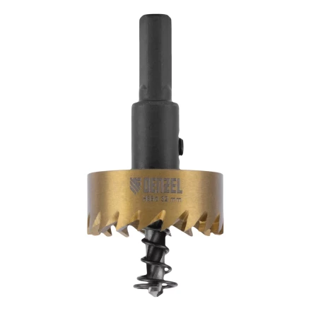 Коронка по металлу HSS, 32 мм, нитридтитановое покрытие Denzel 724109 купить в Ханты-Мансийске